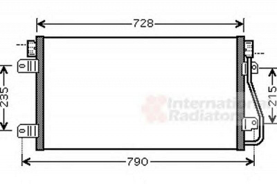 VAN WEZEL 43005348 -  Конденсатор, кондиционер